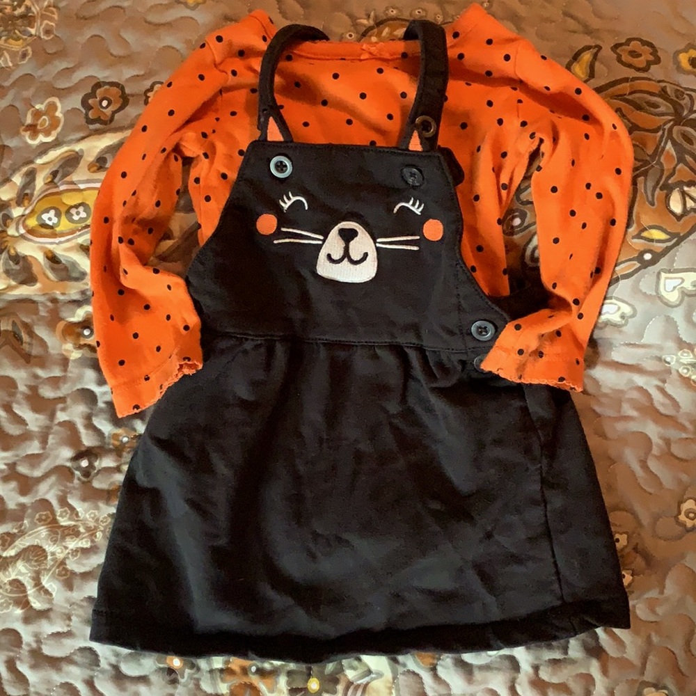 Adorable Halloween cat outfit